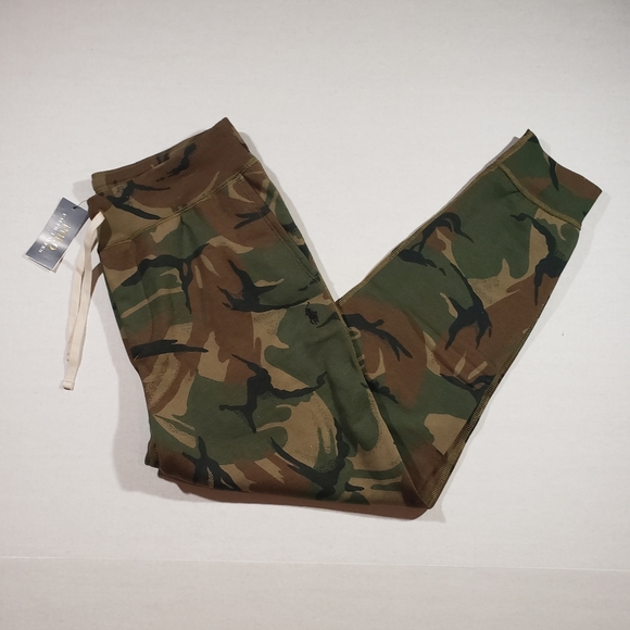 NWT Men's Ralph Lauren Polo Camo Joggers - Picture 3 of 8